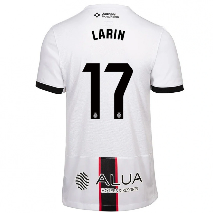 Danxen Niño Camiseta Cyle Larin #17 Blanco Negro 2ª Equipación 2025/26 La Camisa México