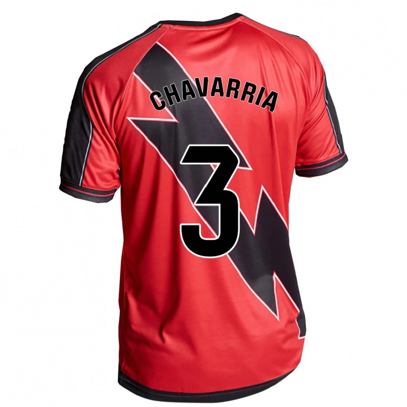 Danxen Niño Camiseta Pep Chavarría #3 Rojo Negro 2ª Equipación 2025/26 La Camisa México