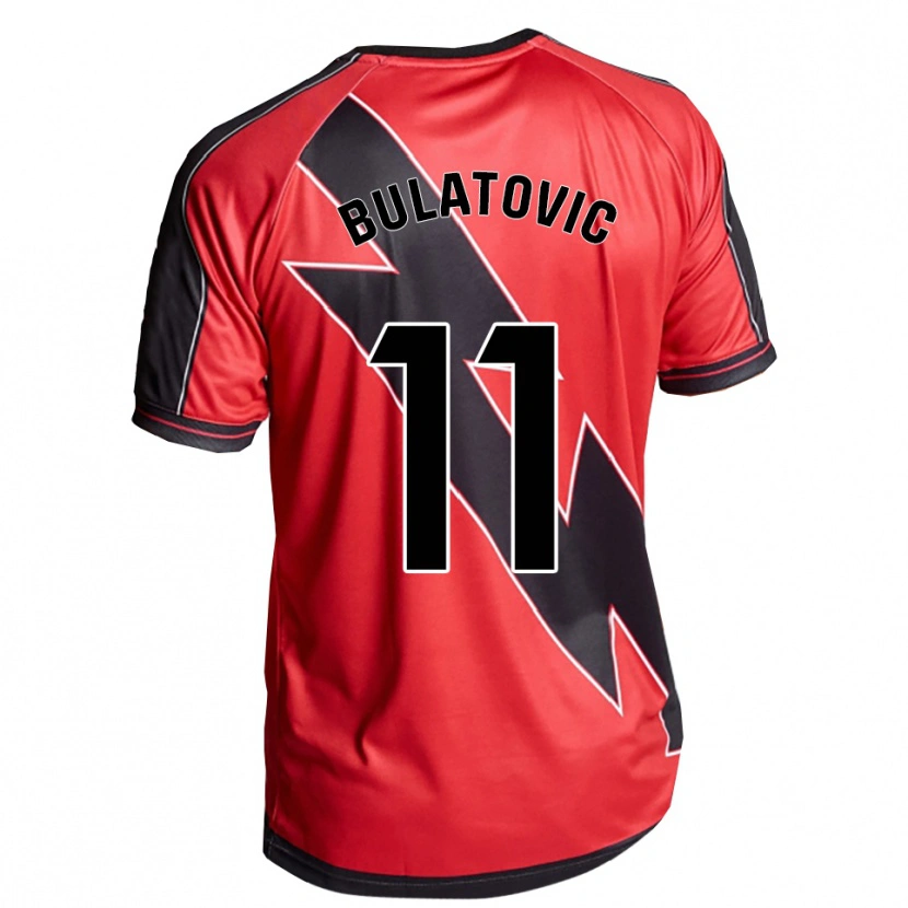 Danxen Niño Camiseta Slađana Bulatović #11 Rojo Negro 2ª Equipación 2025/26 La Camisa México