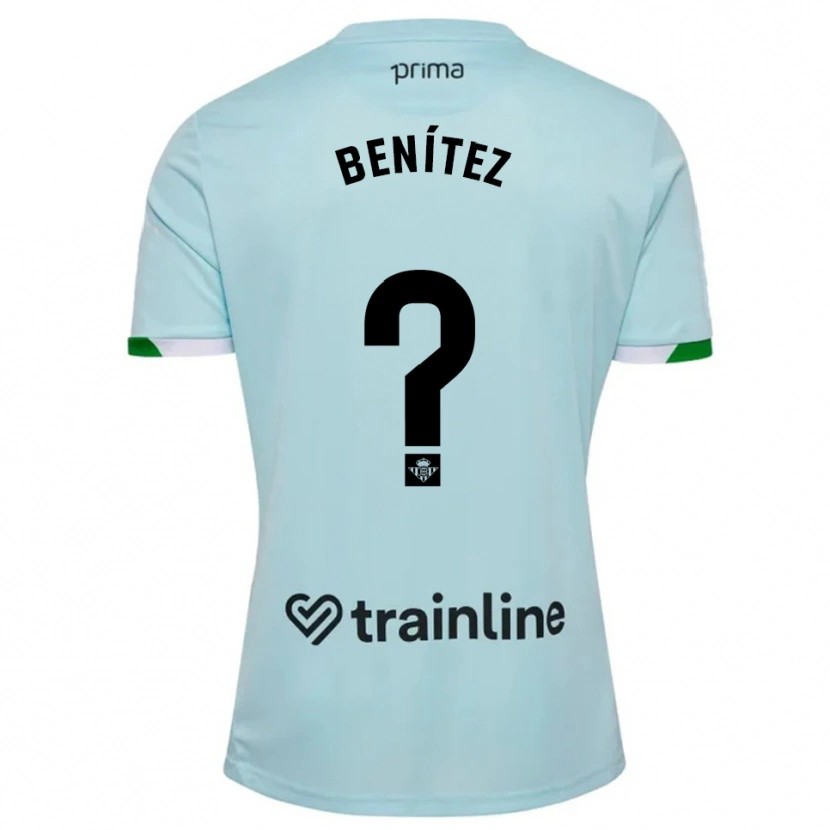 Danxen Niño Camiseta David Benítez #0 Celeste Verde 2ª Equipación 2025/26 La Camisa México