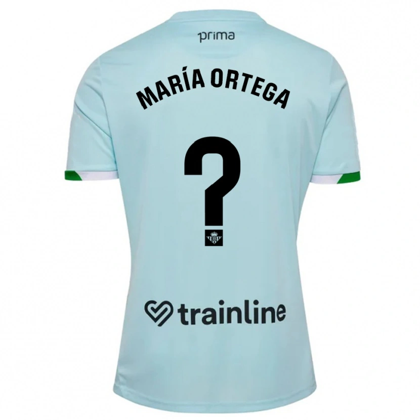 Danxen Niño Camiseta José María Ortega #0 Celeste Verde 2ª Equipación 2025/26 La Camisa México