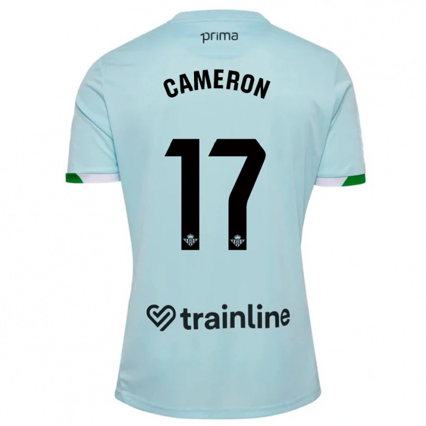 Danxen Niño Camiseta Tiffany Cameron #17 Celeste Verde 2ª Equipación 2025/26 La Camisa México