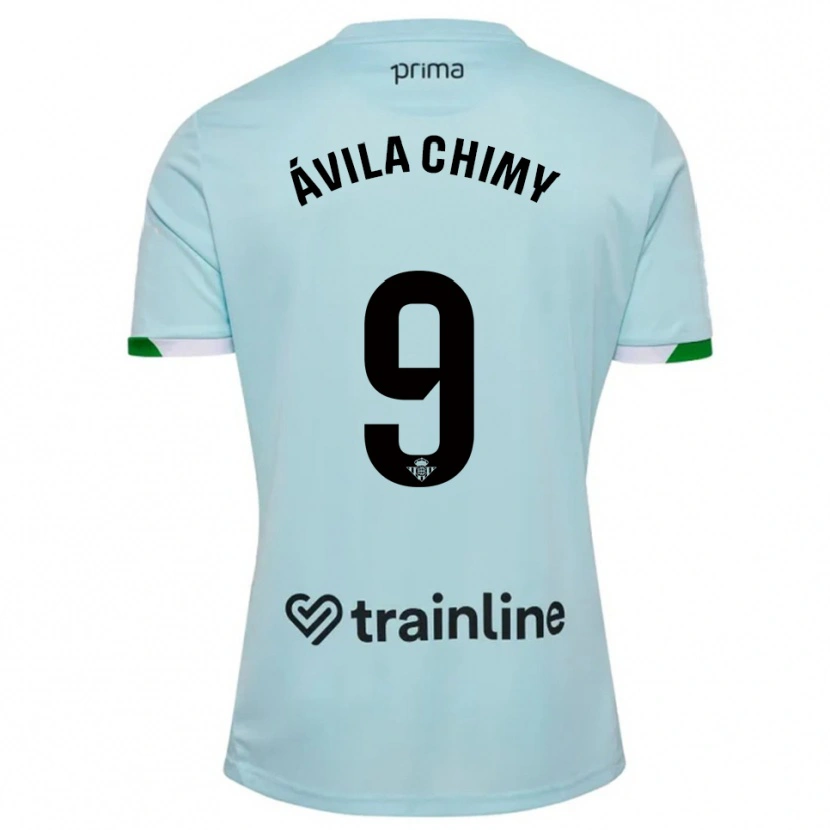 Danxen Niño Camiseta Chimy Ávila #9 Celeste Verde 2ª Equipación 2025/26 La Camisa México