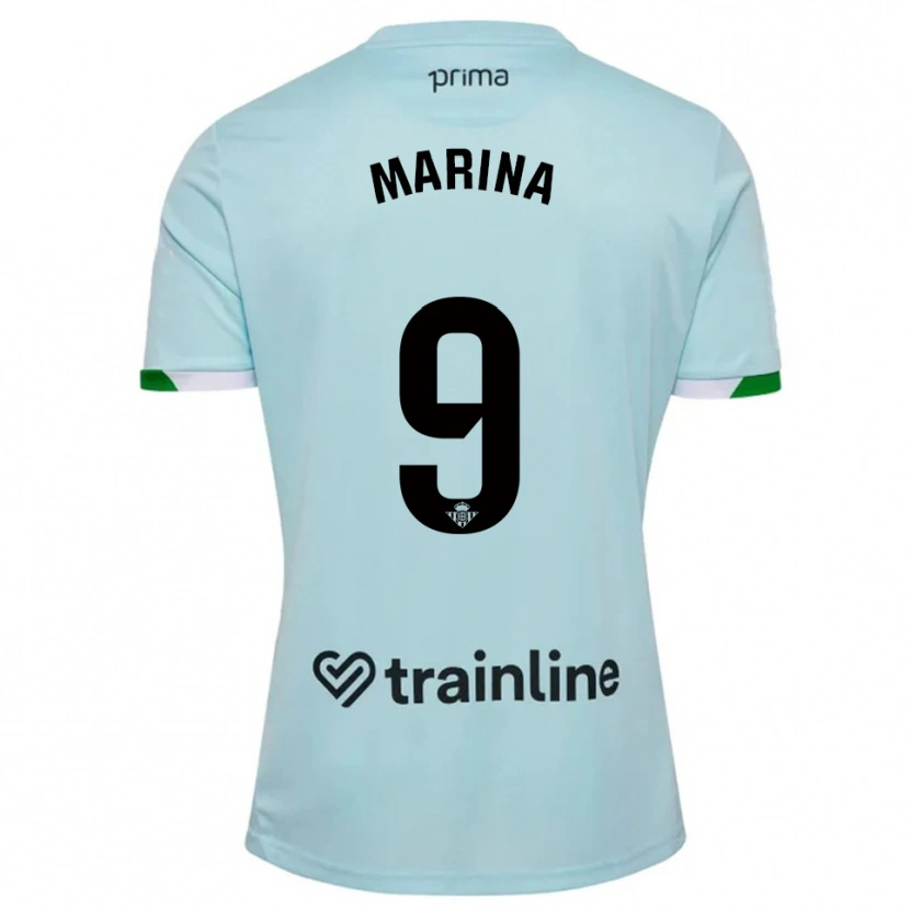 Danxen Niño Camiseta Rodrigo Marina #9 Celeste Verde 2ª Equipación 2025/26 La Camisa México