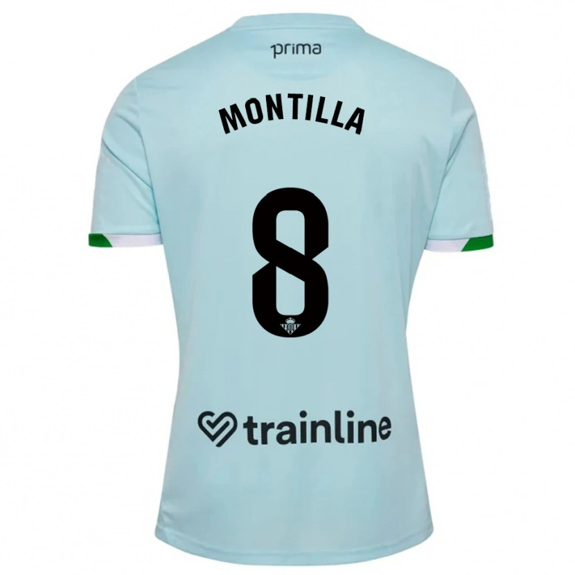 Danxen Niño Camiseta Natalia Montilla #8 Celeste Verde 2ª Equipación 2025/26 La Camisa México