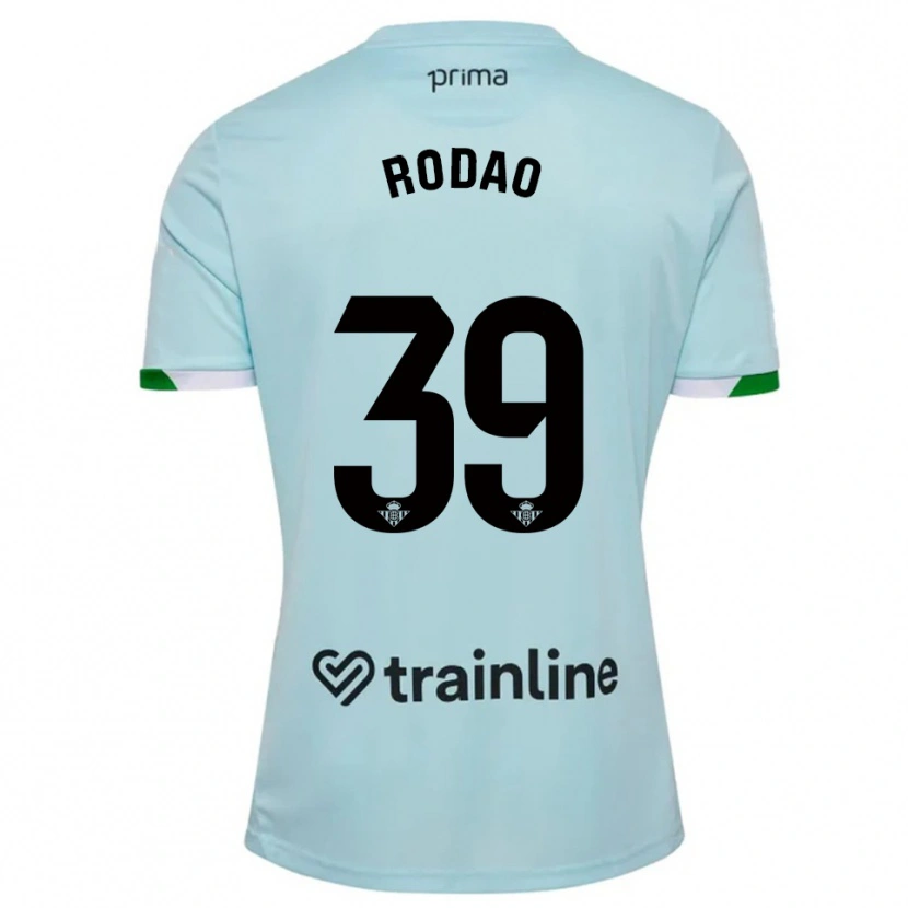 Danxen Niño Camiseta Alba Rodao #39 Celeste Verde 2ª Equipación 2025/26 La Camisa México