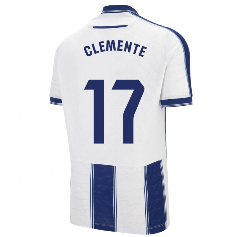 Danxen Niño Camiseta Óscar Clemente #17 Azul Marino Blanco 2ª Equipación 2025/26 La Camisa México