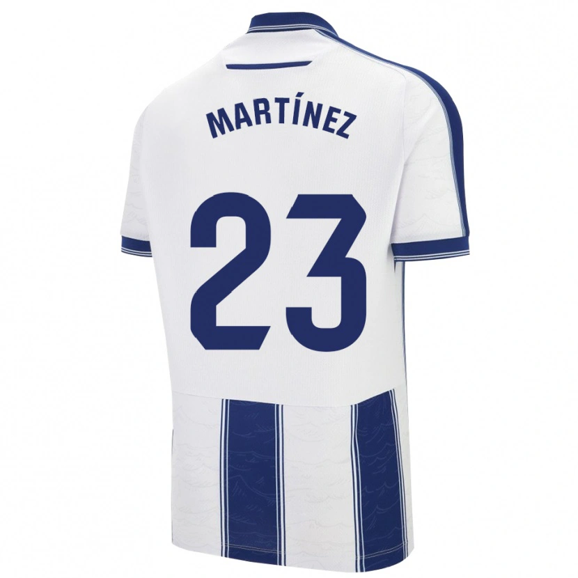 Danxen Niño Camiseta Pablo Martínez #23 Azul Marino Blanco 2ª Equipación 2025/26 La Camisa México