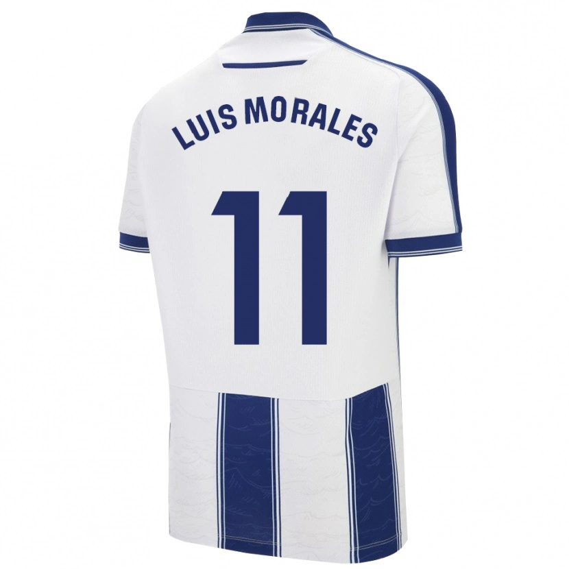 Danxen Niño Camiseta José Luis Morales #11 Azul Marino Blanco 2ª Equipación 2025/26 La Camisa México