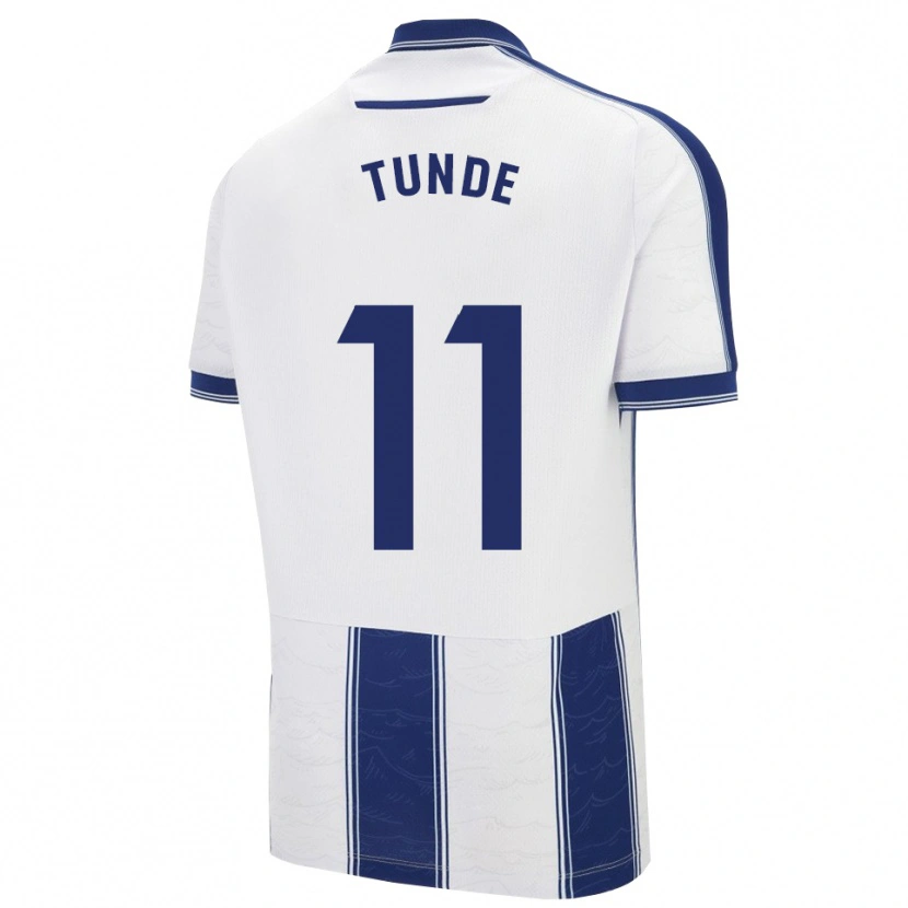 Danxen Niño Camiseta Kareem Tunde #11 Azul Marino Blanco 2ª Equipación 2025/26 La Camisa México