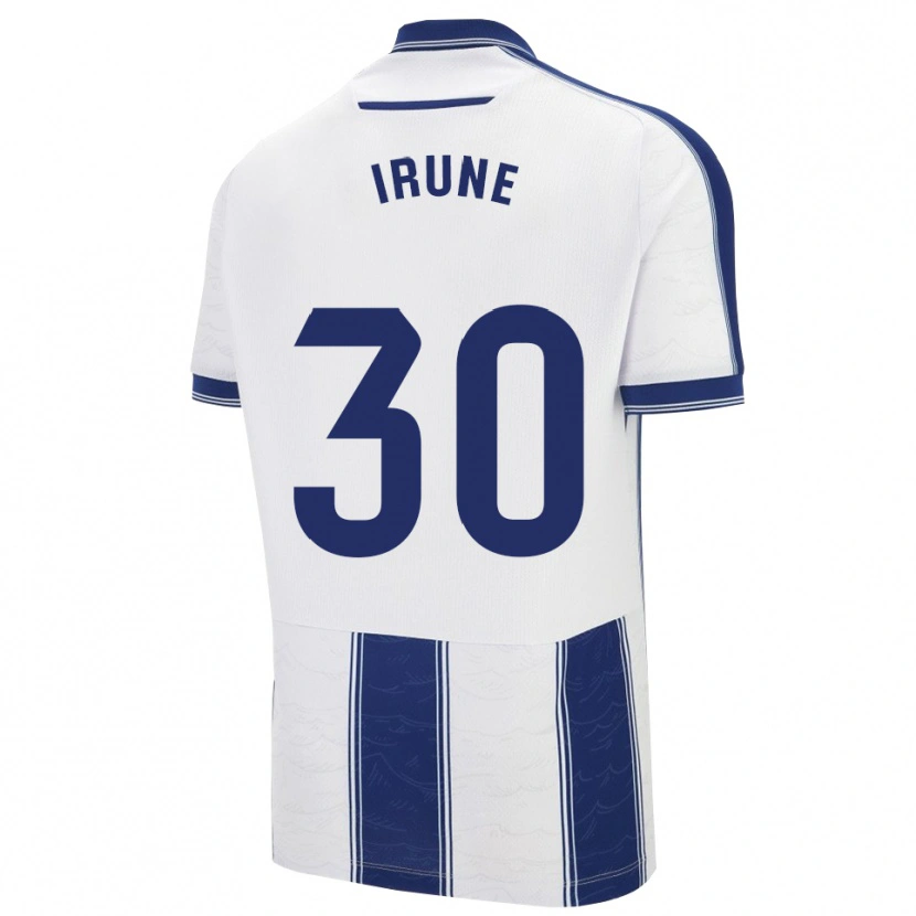 Danxen Niño Camiseta Irune Cervera #30 Azul Marino Blanco 2ª Equipación 2025/26 La Camisa México