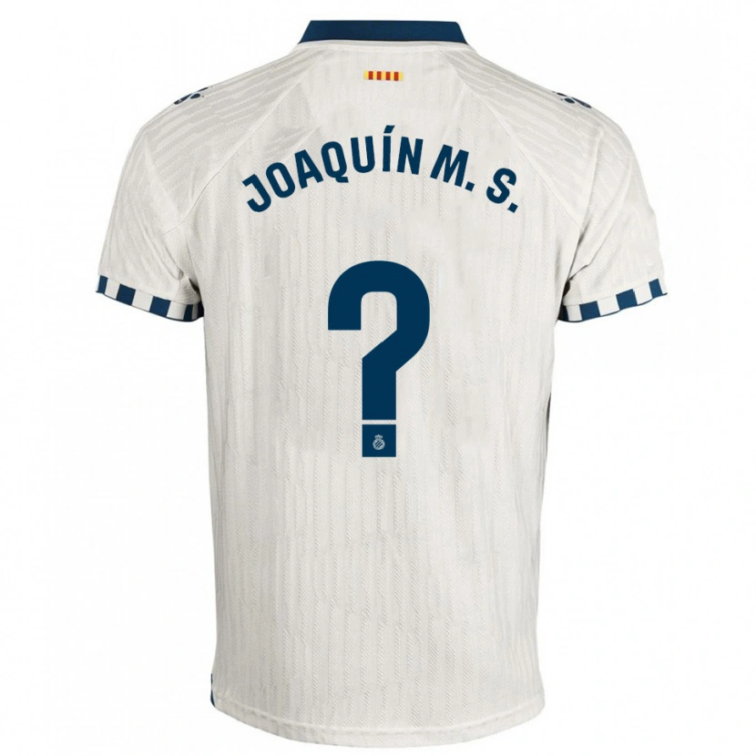 Danxen Niño Camiseta Joaquín Manuel Sánchez #0 Blanco Azul 2ª Equipación 2025/26 La Camisa México