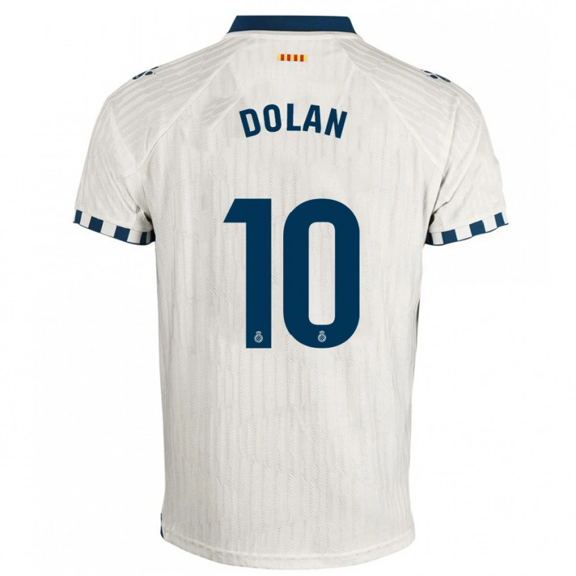 Danxen Niño Camiseta Tyrhys Dolan #10 Blanco Azul 2ª Equipación 2025/26 La Camisa México
