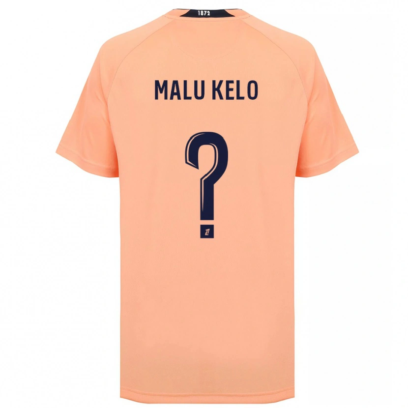 Danxen Niño Camiseta Yohann Malu Kelo #0 Naranja Azul Marino 2ª Equipación 2025/26 La Camisa México