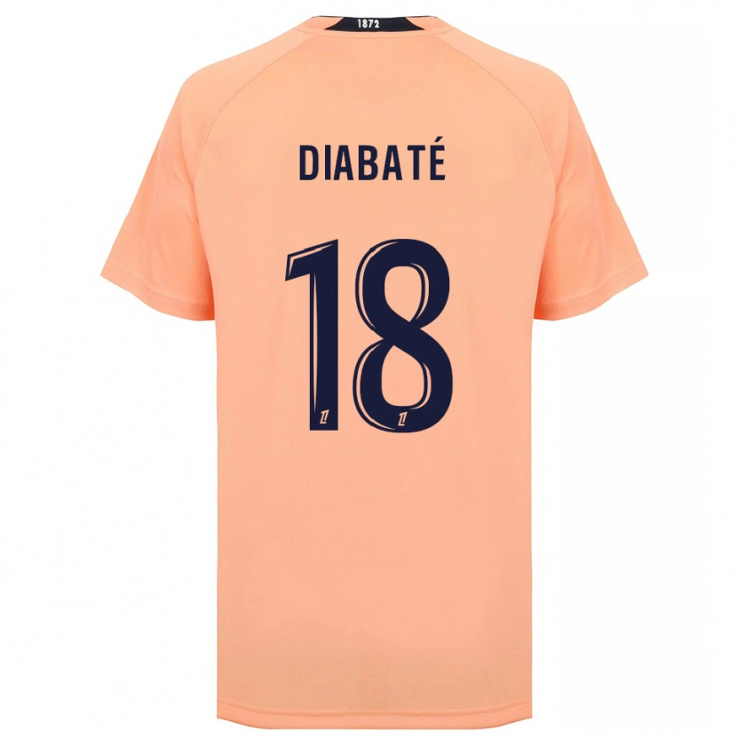 Danxen Niño Camiseta Adams Diabaté #18 Naranja Azul Marino 2ª Equipación 2025/26 La Camisa México