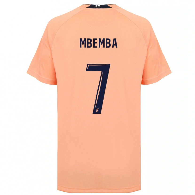 Danxen Niño Camiseta Abdallah Mbemba #7 Naranja Azul Marino 2ª Equipación 2025/26 La Camisa México