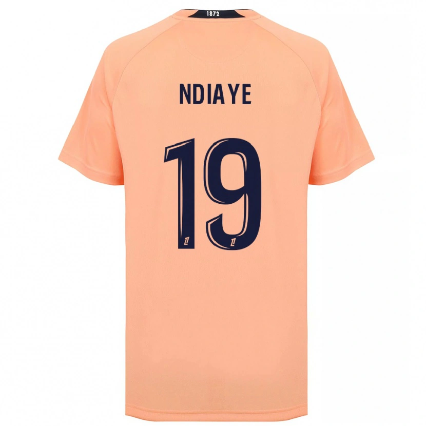 Danxen Niño Camiseta Rassoul Ndiaye #19 Naranja Azul Marino 2ª Equipación 2025/26 La Camisa México