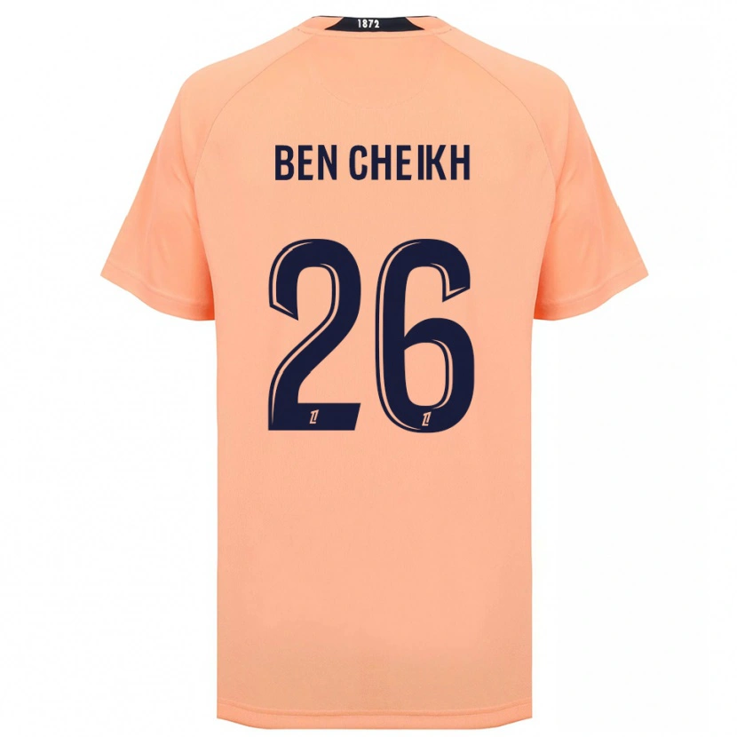 Danxen Niño Camiseta Ayman Ben Cheikh #26 Naranja Azul Marino 2ª Equipación 2025/26 La Camisa México