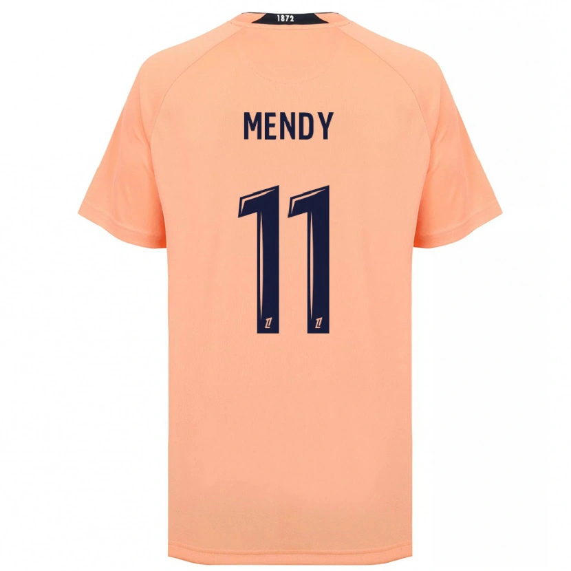 Danxen Niño Camiseta Melinda Mendy #11 Naranja Azul Marino 2ª Equipación 2025/26 La Camisa México