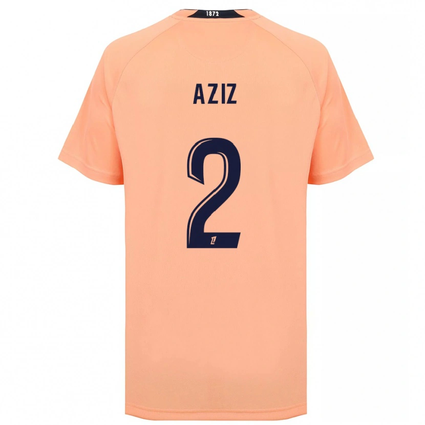 Danxen Niño Camiseta Hayman Aziz #2 Naranja Azul Marino 2ª Equipación 2025/26 La Camisa México