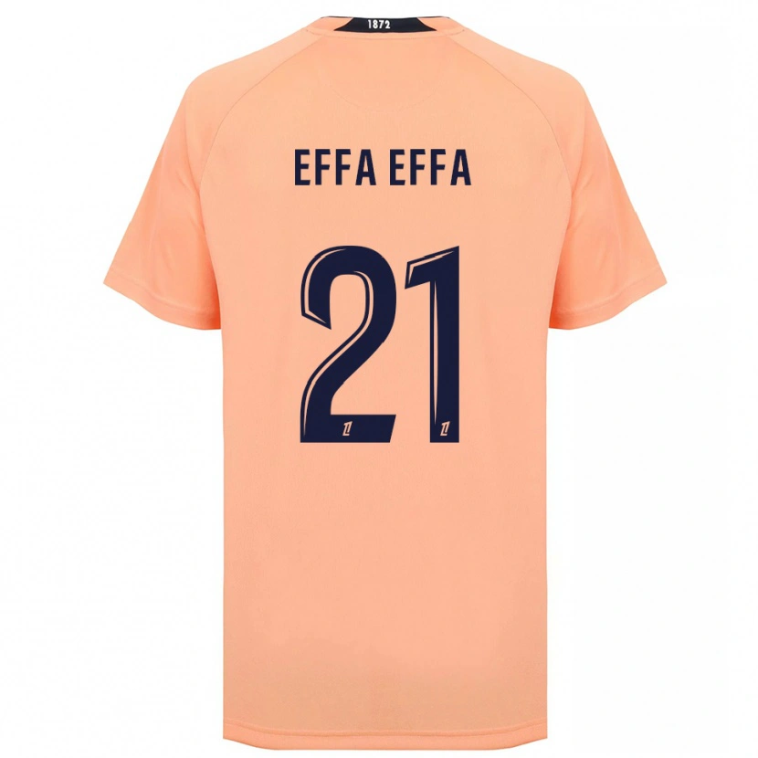 Danxen Niño Camiseta Chancelle Effa Effa #21 Naranja Azul Marino 2ª Equipación 2025/26 La Camisa México
