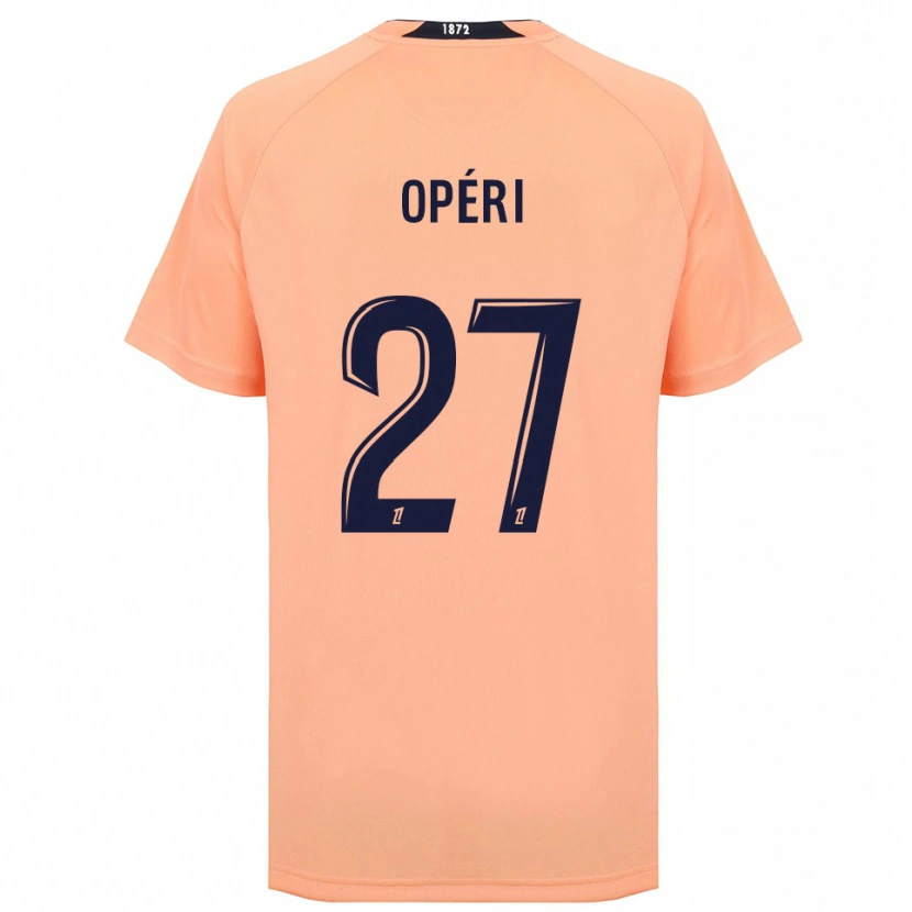 Danxen Niño Camiseta Christopher Operi #27 Naranja Azul Marino 2ª Equipación 2025/26 La Camisa México