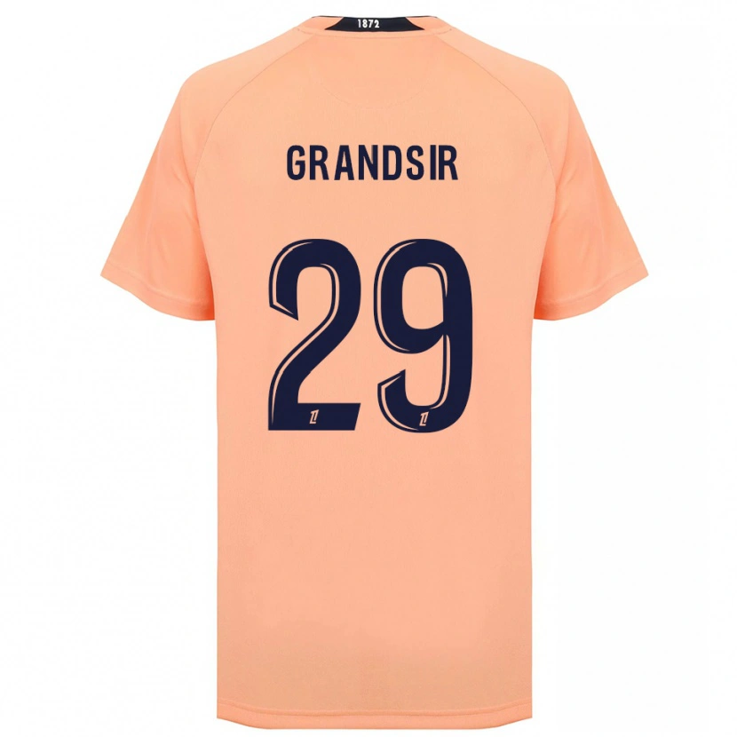 Danxen Niño Camiseta Samuel Grandsir #29 Naranja Azul Marino 2ª Equipación 2025/26 La Camisa México