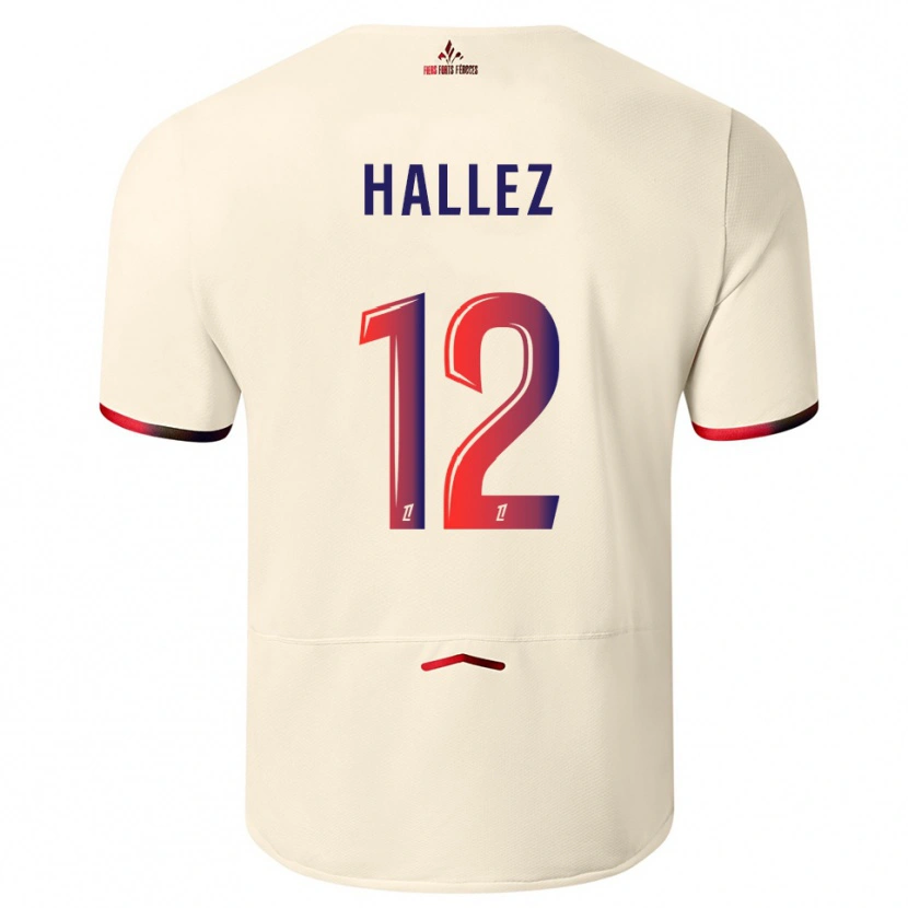 Danxen Niño Camiseta Alexis Hallez #12 Blanquecino Rojo 2ª Equipación 2025/26 La Camisa México