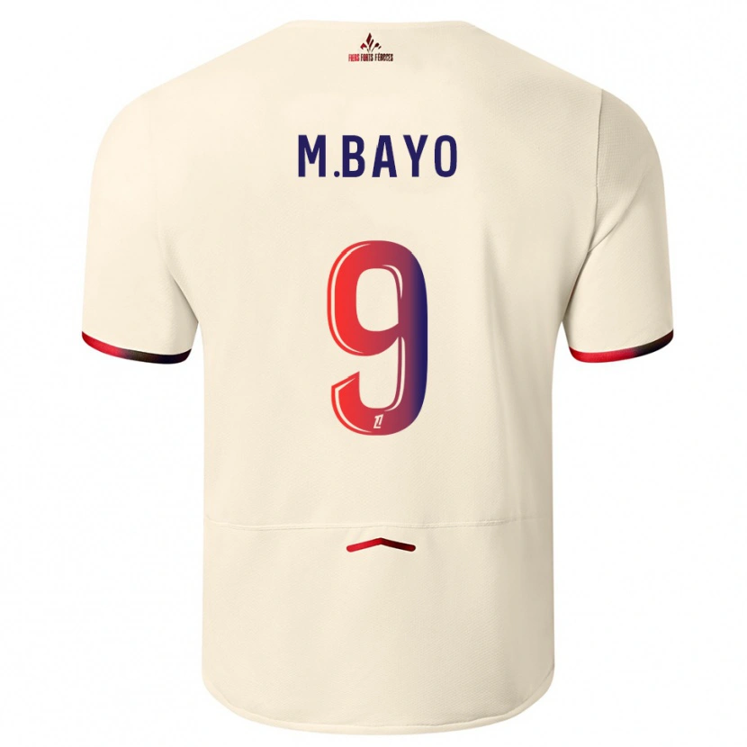 Danxen Niño Camiseta Mohamed Bayo #9 Blanquecino Rojo 2ª Equipación 2025/26 La Camisa México