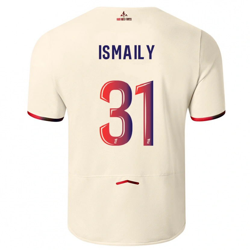 Danxen Niño Camiseta Ismaily #31 Blanquecino Rojo 2ª Equipación 2025/26 La Camisa México