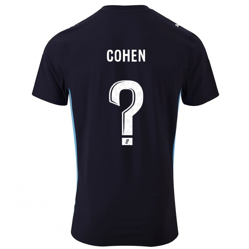 Danxen Niño Camiseta Dan Cohen #0 Negro Celeste 2ª Equipación 2025/26 La Camisa México