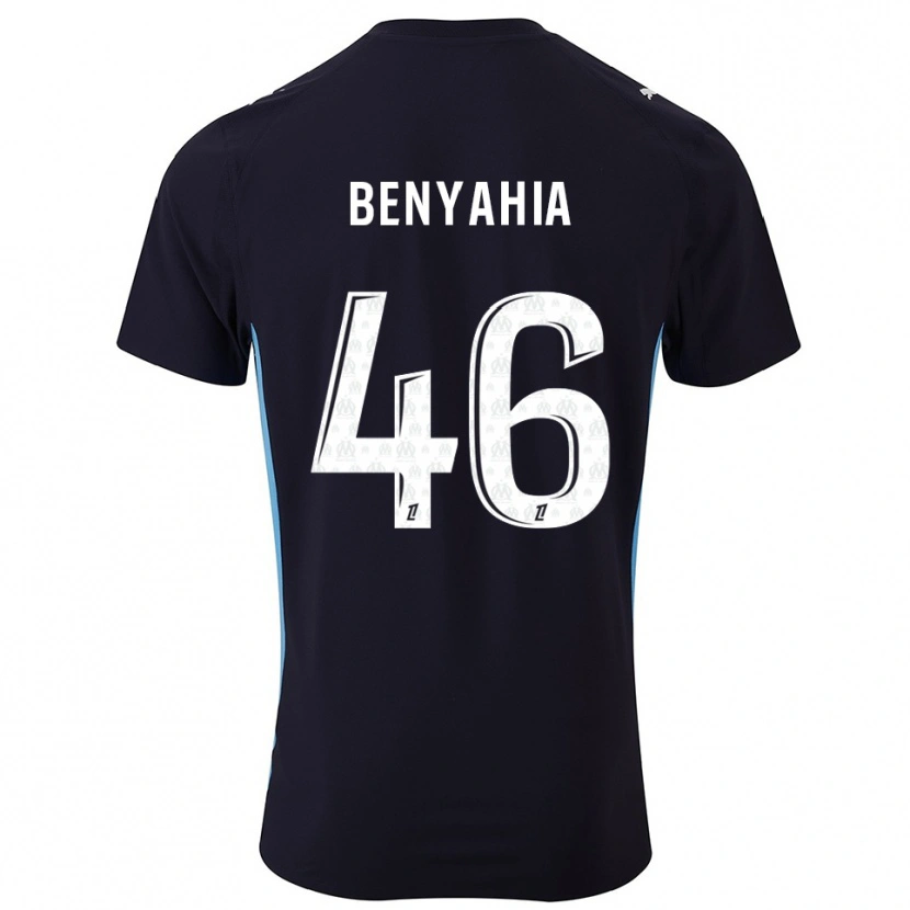 Danxen Niño Camiseta Aylan Benyahia-Tani #46 Negro Celeste 2ª Equipación 2025/26 La Camisa México