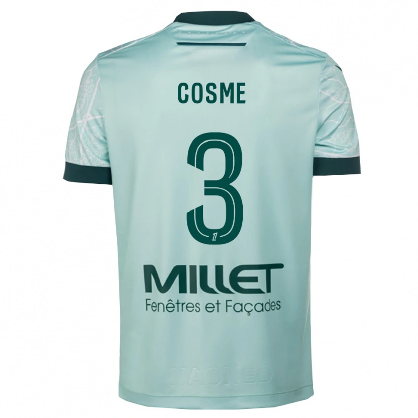 Danxen Niño Camiseta Caitlin Cosme #3 Verde Blanco 2ª Equipación 2025/26 La Camisa México