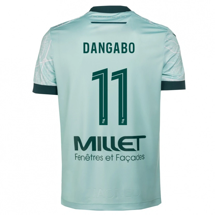 Danxen Niño Camiseta Hamissou Dangabo #11 Verde Blanco 2ª Equipación 2025/26 La Camisa México