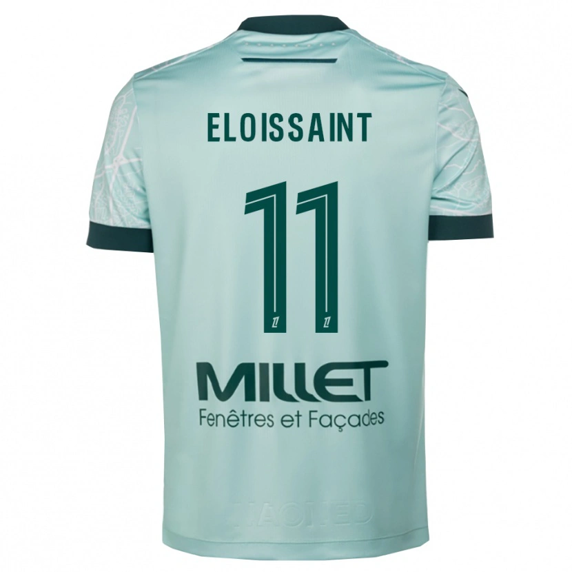 Danxen Niño Camiseta Roseline Eloissaint #11 Verde Blanco 2ª Equipación 2025/26 La Camisa México