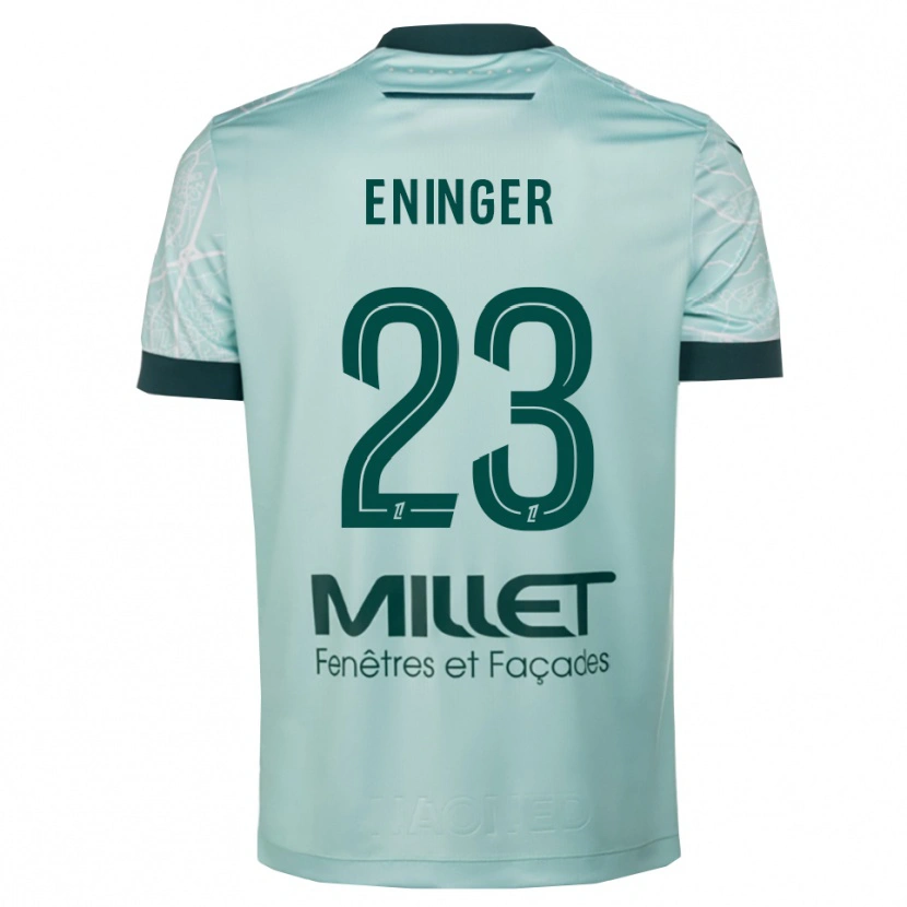 Danxen Niño Camiseta Thelma Eninger #23 Verde Blanco 2ª Equipación 2025/26 La Camisa México