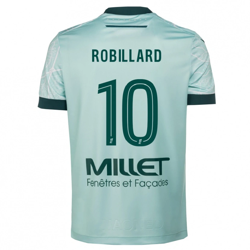 Danxen Niño Camiseta Camille Robillard #10 Verde Blanco 2ª Equipación 2025/26 La Camisa México