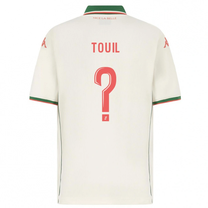 Danxen Niño Camiseta Yanis Touil #0 Blanco Verde 2ª Equipación 2025/26 La Camisa México