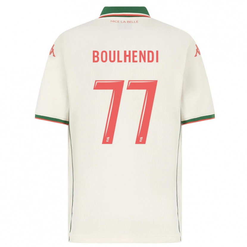 Danxen Niño Camiseta Teddy Boulhendi #77 Blanco Verde 2ª Equipación 2025/26 La Camisa México
