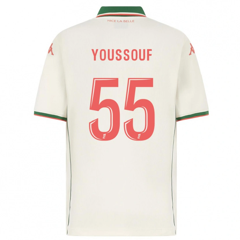Danxen Niño Camiseta Youssouf Ndayishimiye #55 Blanco Verde 2ª Equipación 2025/26 La Camisa México
