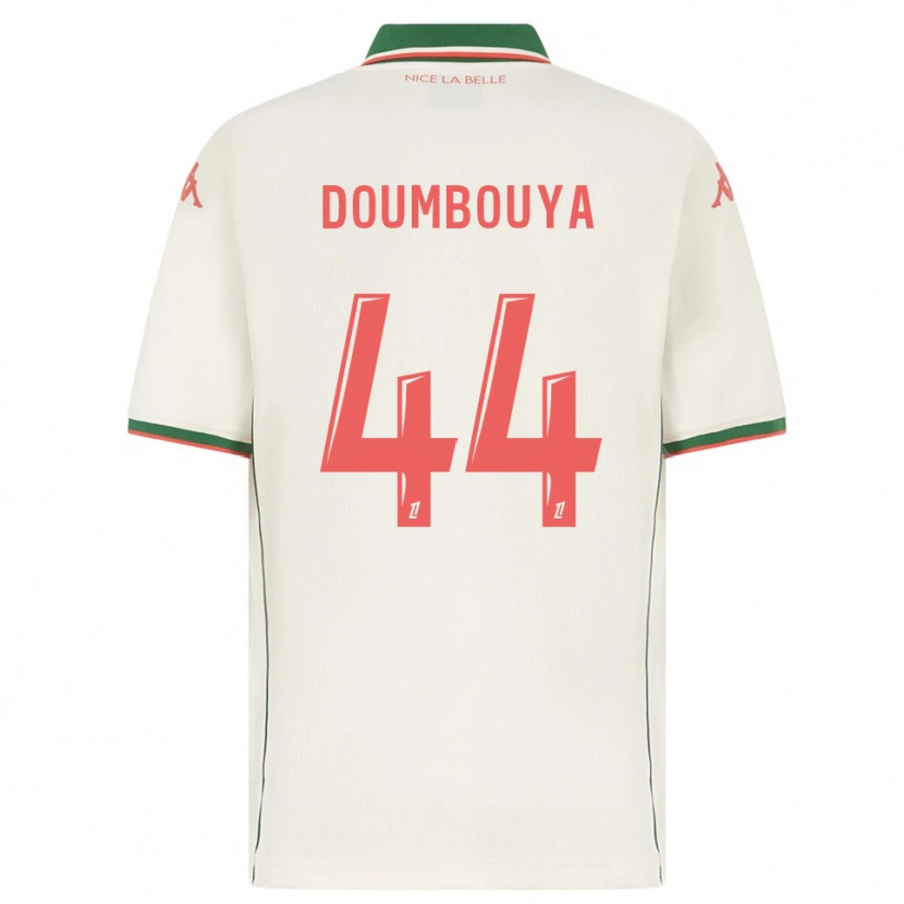 Danxen Niño Camiseta Amidou Doumbouya #44 Blanco Verde 2ª Equipación 2025/26 La Camisa México