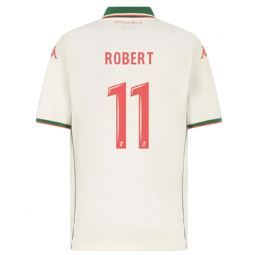 Danxen Niño Camiseta Rachel Robert #11 Blanco Verde 2ª Equipación 2025/26 La Camisa México