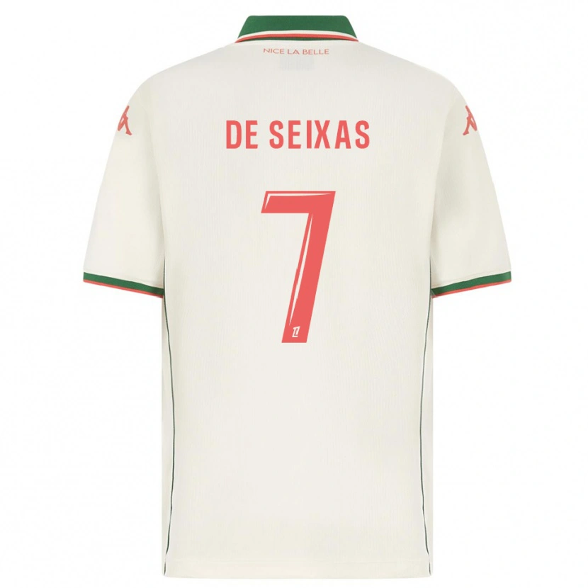 Danxen Niño Camiseta Morgane De Seixas #7 Blanco Verde 2ª Equipación 2025/26 La Camisa México