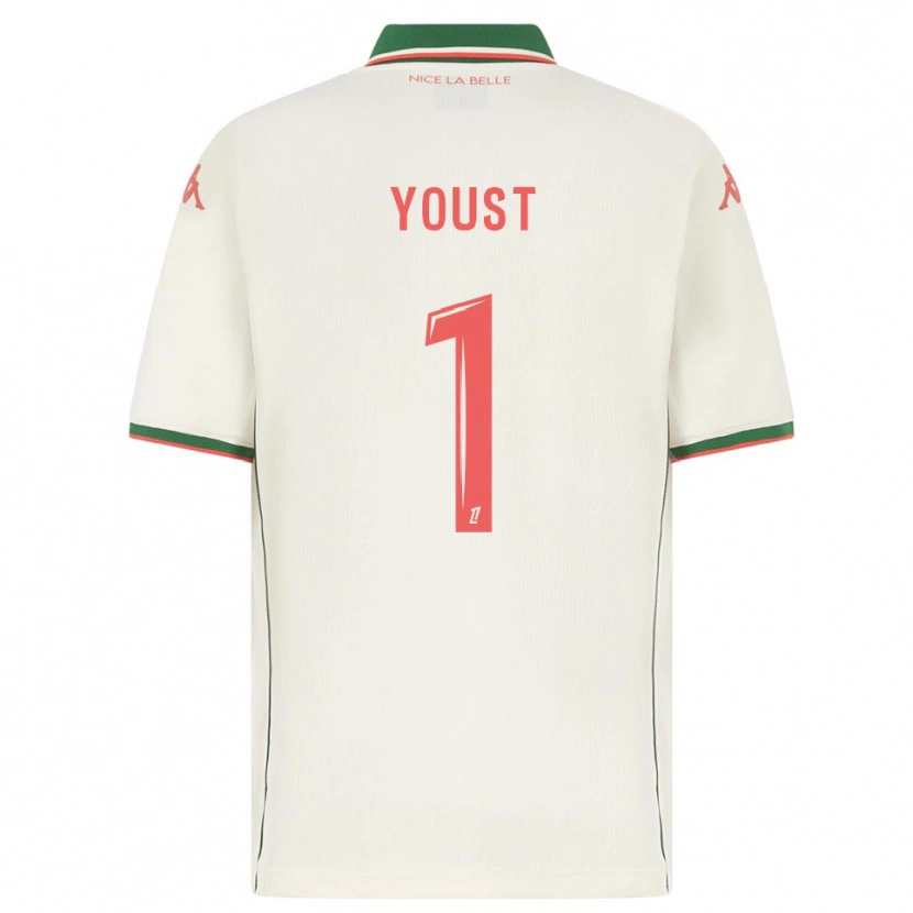Danxen Niño Camiseta Matys Youst #1 Blanco Verde 2ª Equipación 2025/26 La Camisa México