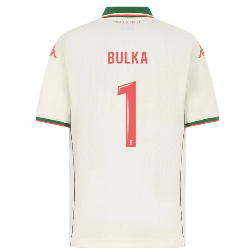 Danxen Niño Camiseta Marcin Bulka #1 Blanco Verde 2ª Equipación 2025/26 La Camisa México
