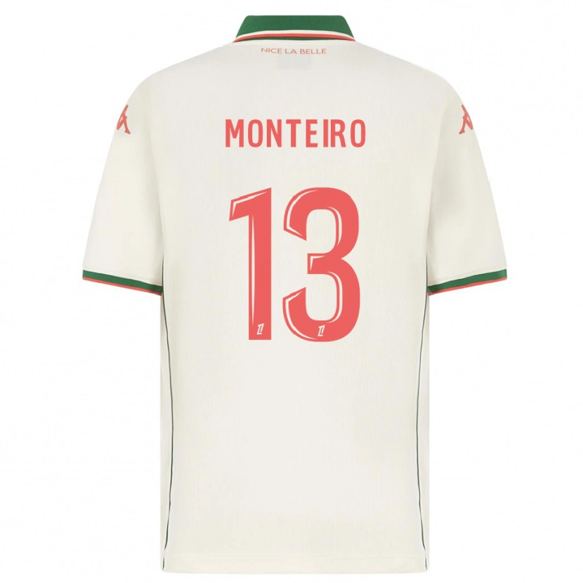 Danxen Niño Camiseta Laurenzo Monteiro #13 Blanco Verde 2ª Equipación 2025/26 La Camisa México