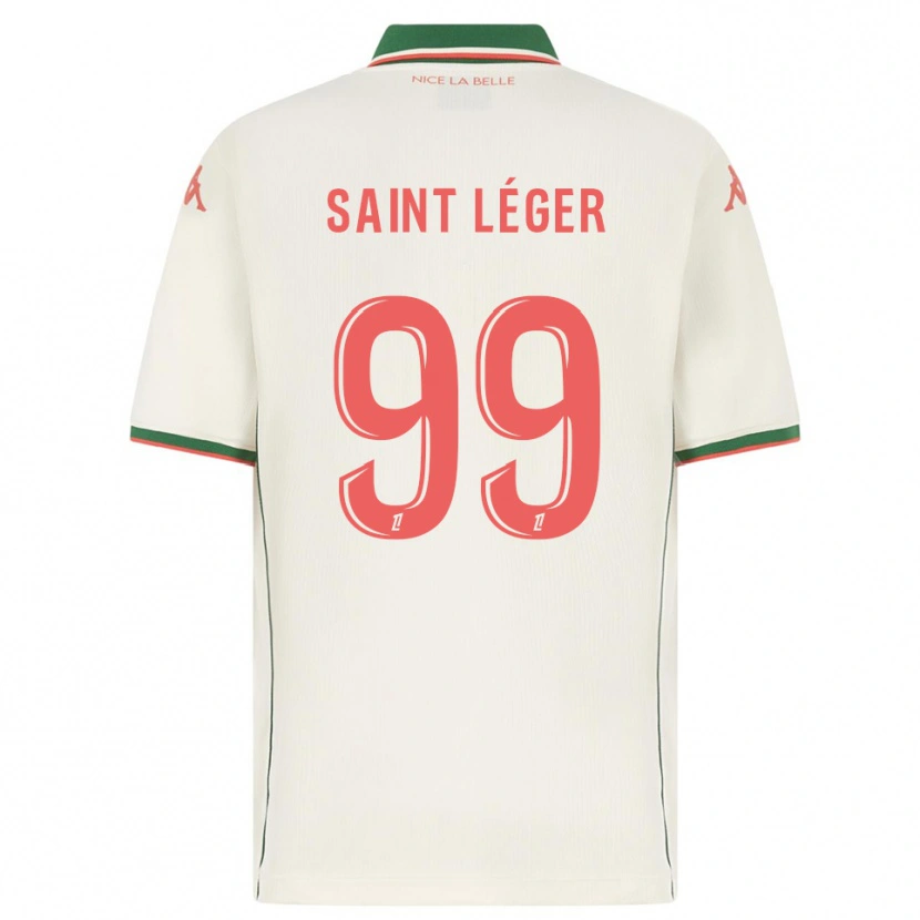 Danxen Niño Camiseta Maureen Saint Léger #99 Blanco Verde 2ª Equipación 2025/26 La Camisa México