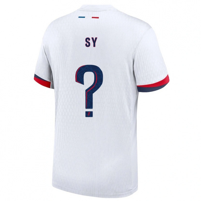 Danxen Niño Camiseta Bocar Sy #0 Blanco Rojo 2ª Equipación 2025/26 La Camisa México