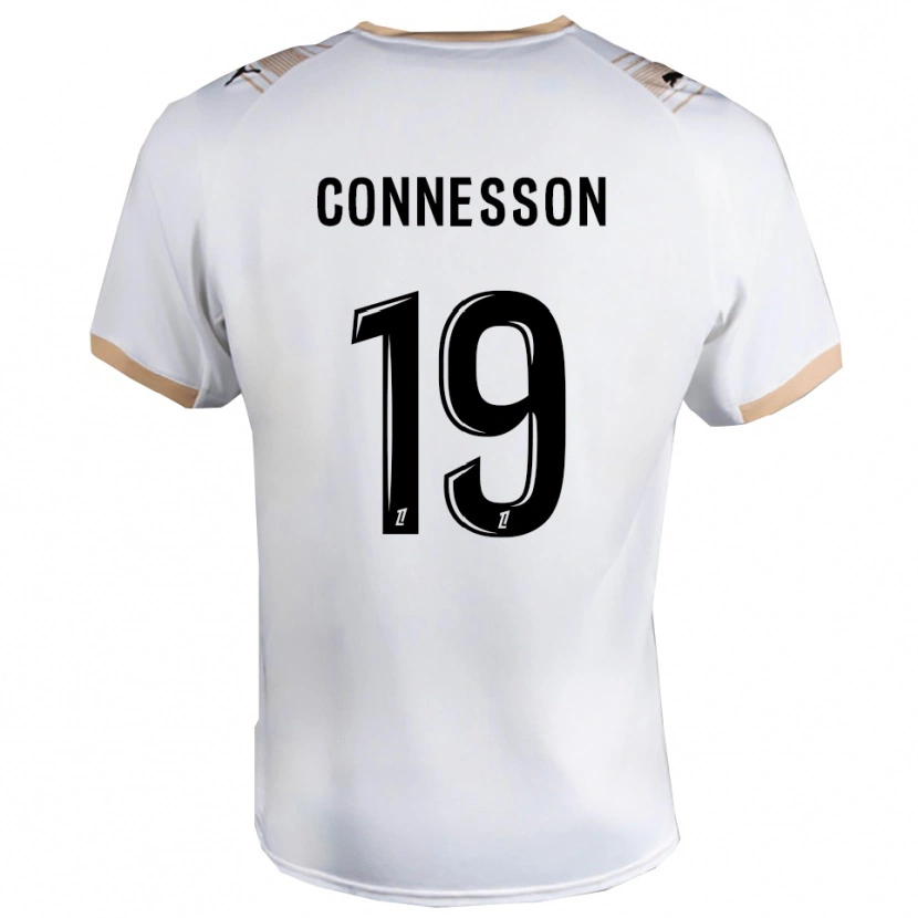Danxen Niño Camiseta Adele Connesson #19 Blanco Negro 2ª Equipación 2025/26 La Camisa México