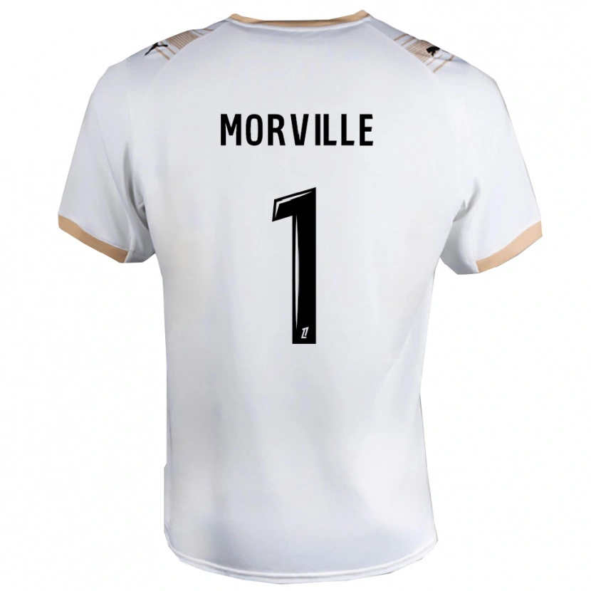 Danxen Niño Camiseta Matisse Morville #1 Blanco Negro 2ª Equipación 2025/26 La Camisa México